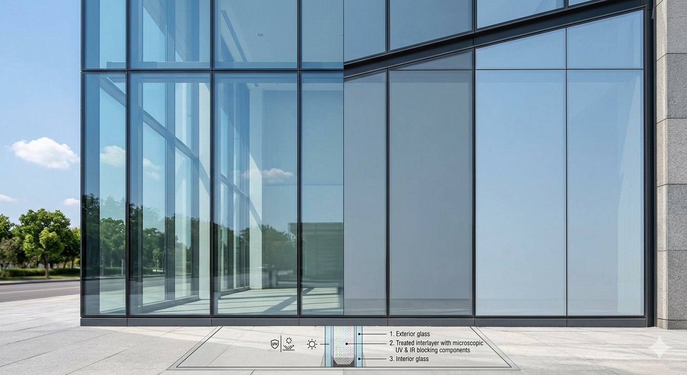 Architectural UV & IR Protective Films